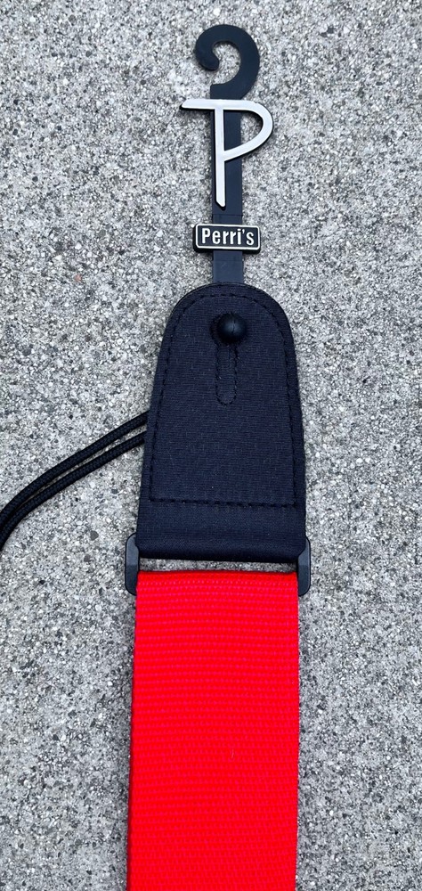 Perri's NWS201-1809 Nylon Web 2" Guitar Strap - Red