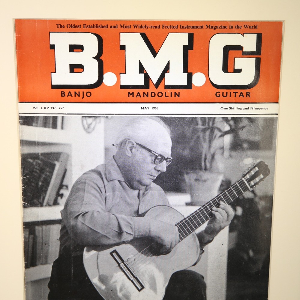 Andres Segovia Guitarist Signed Autograph Performance Program & Ticket Stub 1968