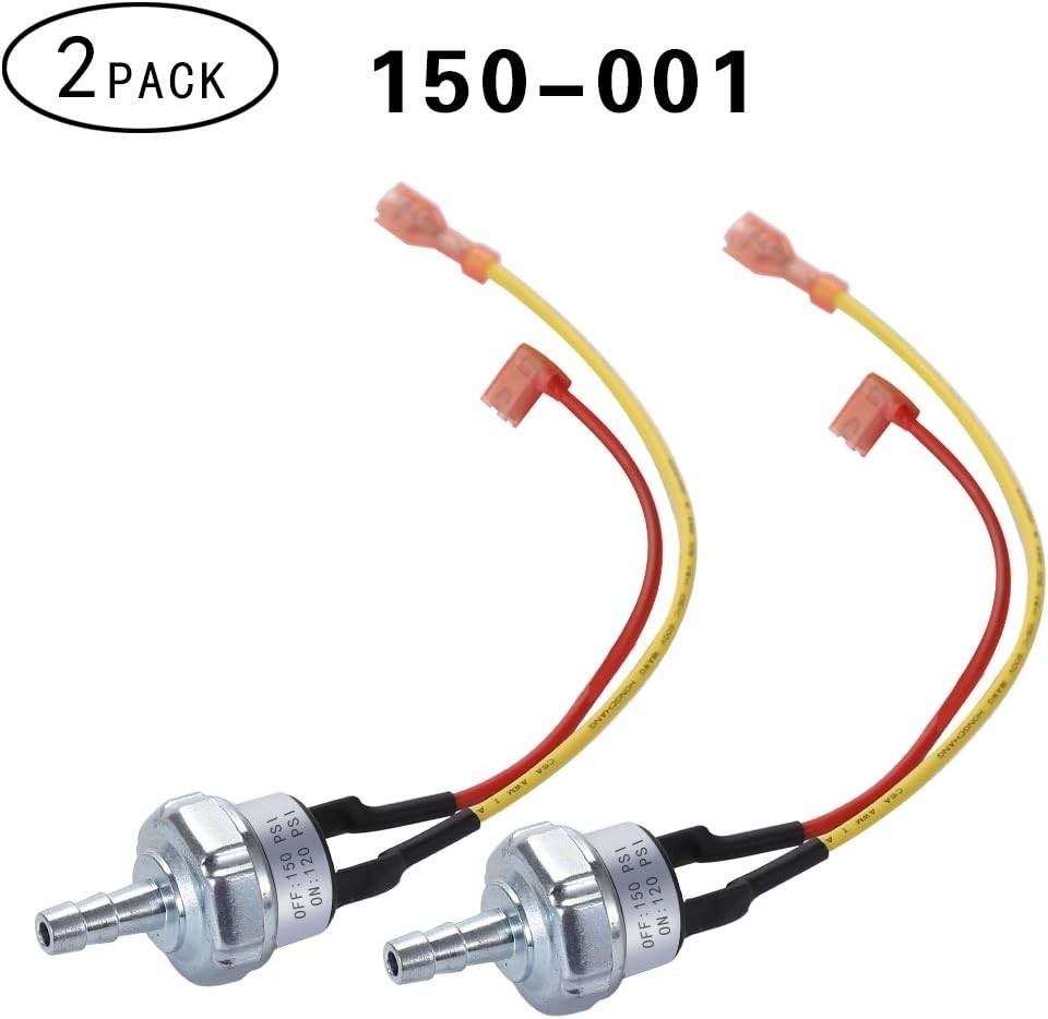 Certified Air Pressure Switch, 120V, 150 PSI Automatic Control System