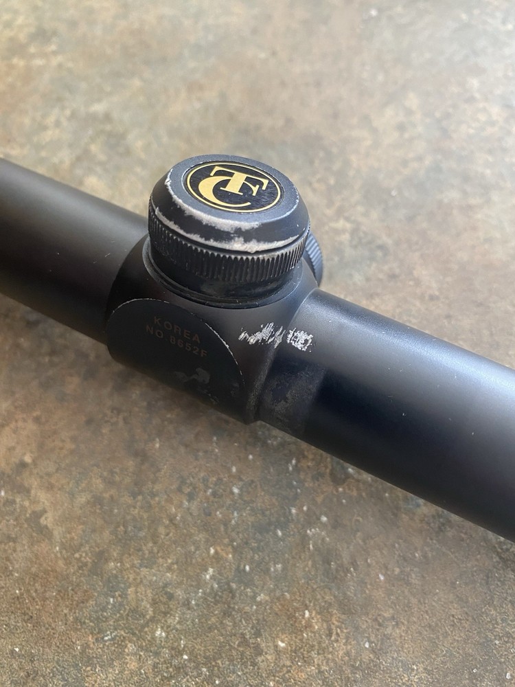 THOMPSON CENTER HAWKEN HUNTER 3-9x40mm MUZZLELOADER RIFLE SCOPE