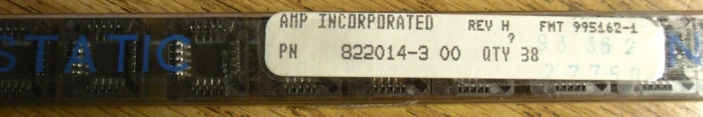 20 Pin PLCC Socket - AMP - Surface Mount - NEW - TWO Pieces