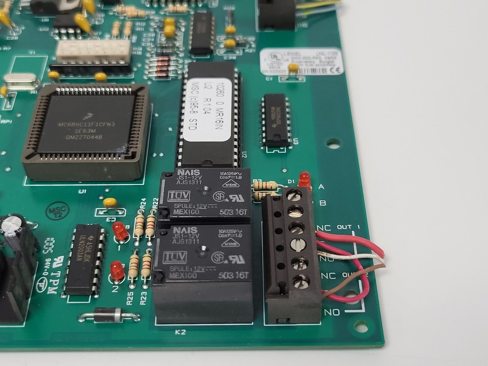 Lenel LNL-1100 Security Alarm Input Control Module Board