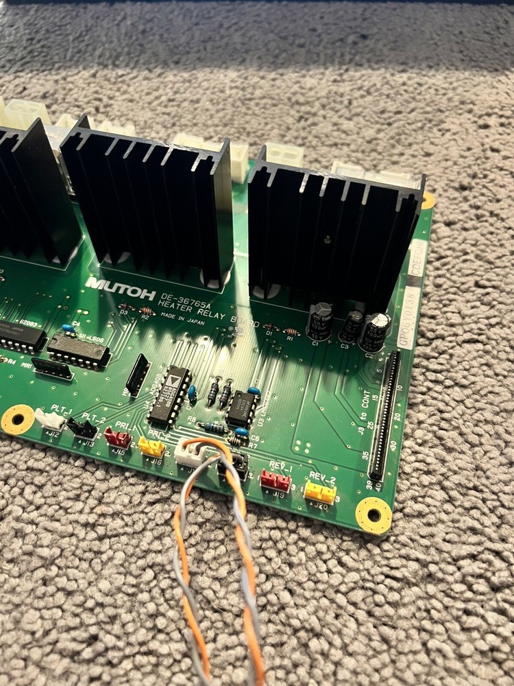 Mutoh Heater Relay Board De-36765a