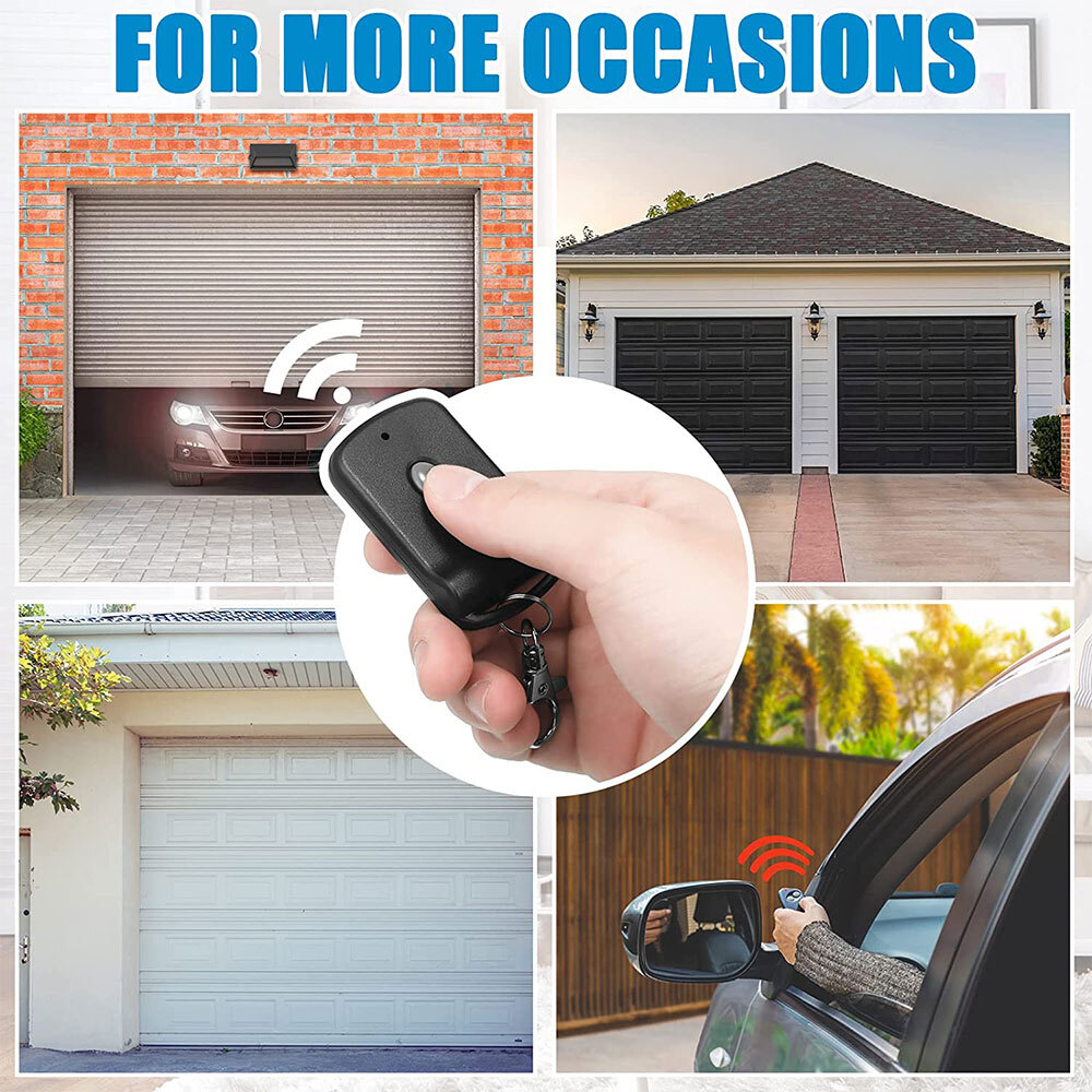 10 Dip Switch Garage Door Opener Remote Transmitter for Multi-Code 3060 300mHz