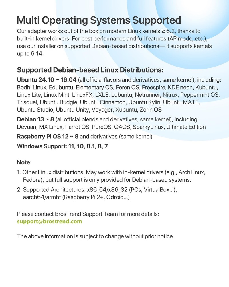 650Mbps Linux Compatible WiFi Adapter Supports Kali Linux, Ubuntu, Mint, Debi...