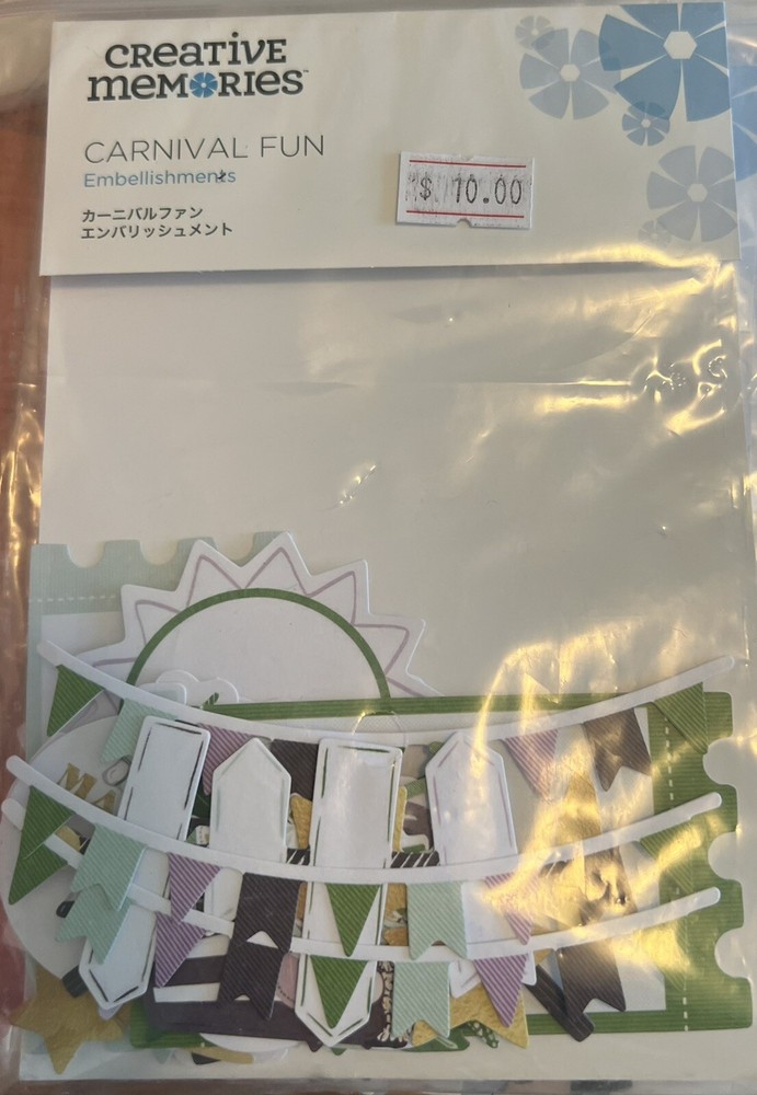 Creative Memories Carnival Fun Embellishments