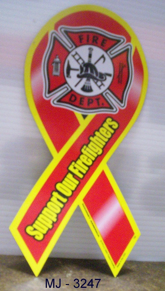 Support Our Firefighters Magnetic Ribbon