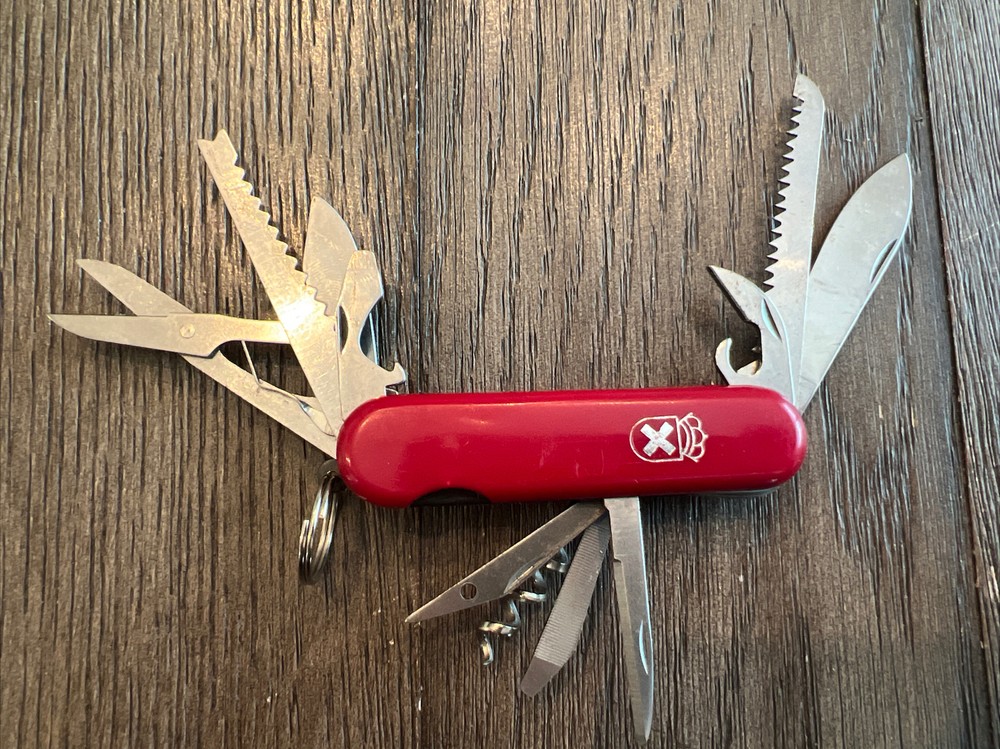 Pocket Knife (Swiss Style) Multi Knife, Multi Tool Knife, 12 functions