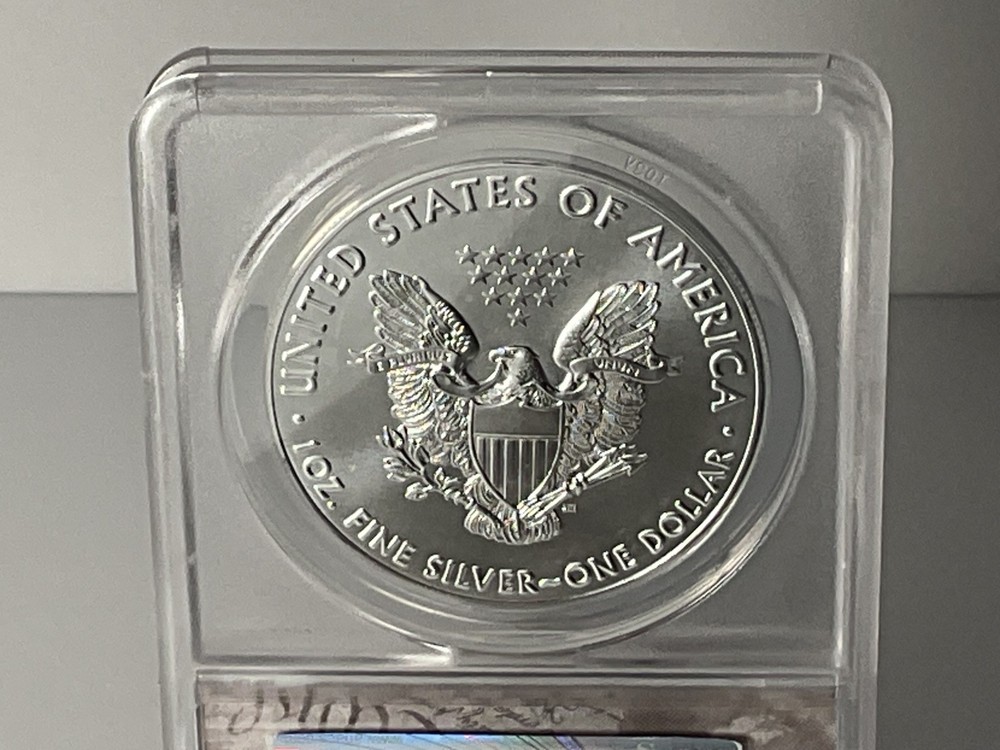 2018 SILVER EAGLE - ANACS MS70 - FIRST STRIKE - LIMITED EDITION .999 1 OZ