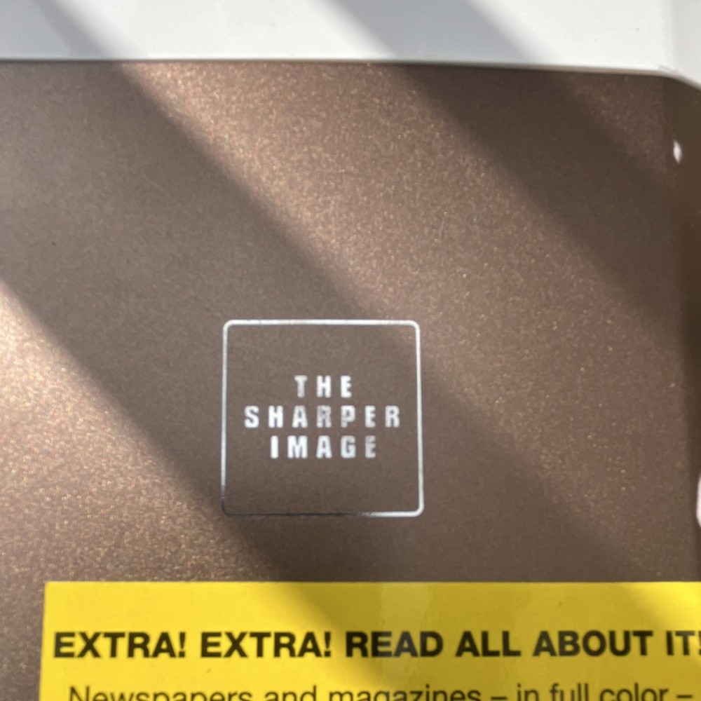 Sharper Image Literati White eBook Reader with Built-In Keyboard