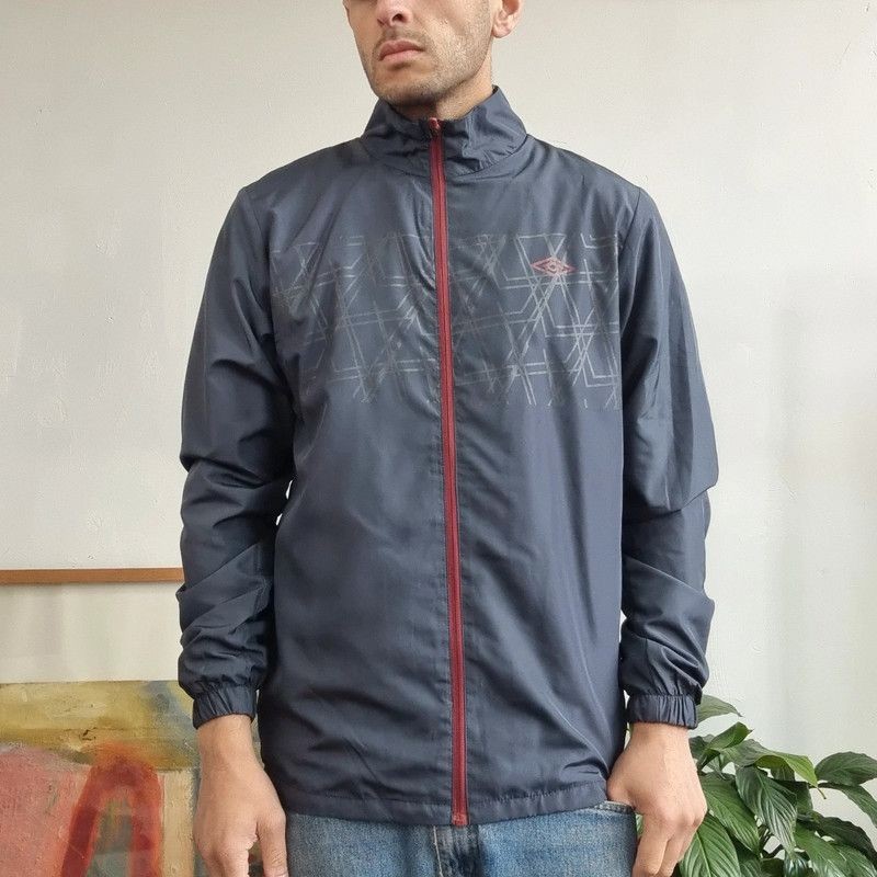 Umbro Dark Grey  Track Jacket Windbreaker Training Top medium
