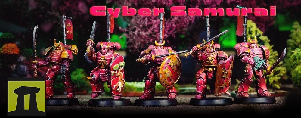 Kromlech - Bits Of War - Cyber Samurai - Model Miniature Bits and Upgrades
