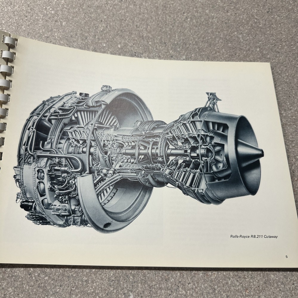 Vintage Lockheed Tri Star Engineering Description Series Propulsion Brochure