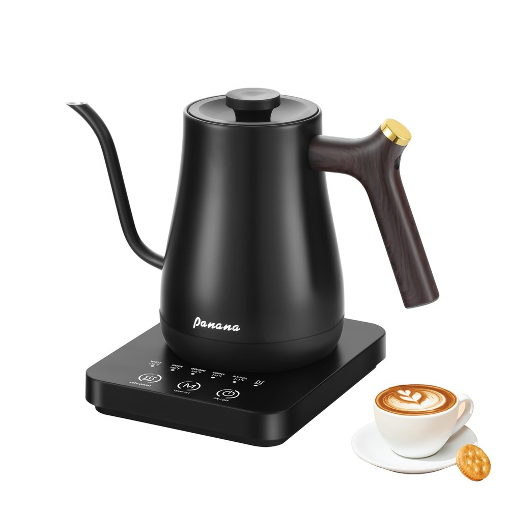 Electrick Kettle, Gooseneck Electric Kettle Temperature Control with LCD Disp...
