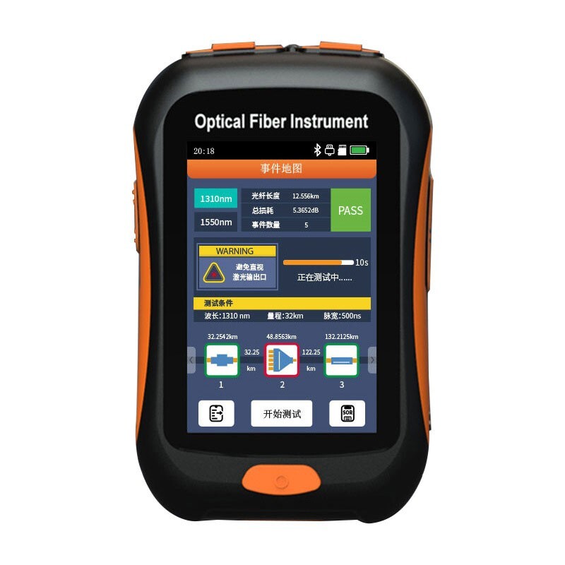 NK2800 Mini OTDR Portable Mini Optical Time Domain Reflectometer Touch Screen