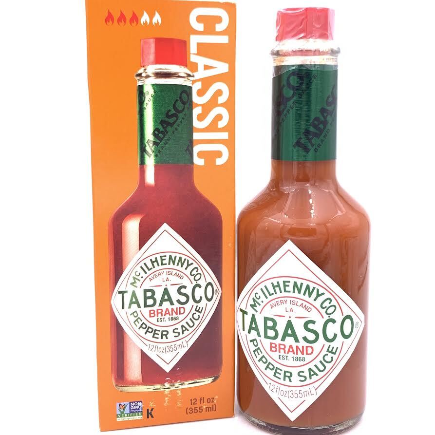 Tabasco Pepper Sauce-Original Flavor 12oz/355ml