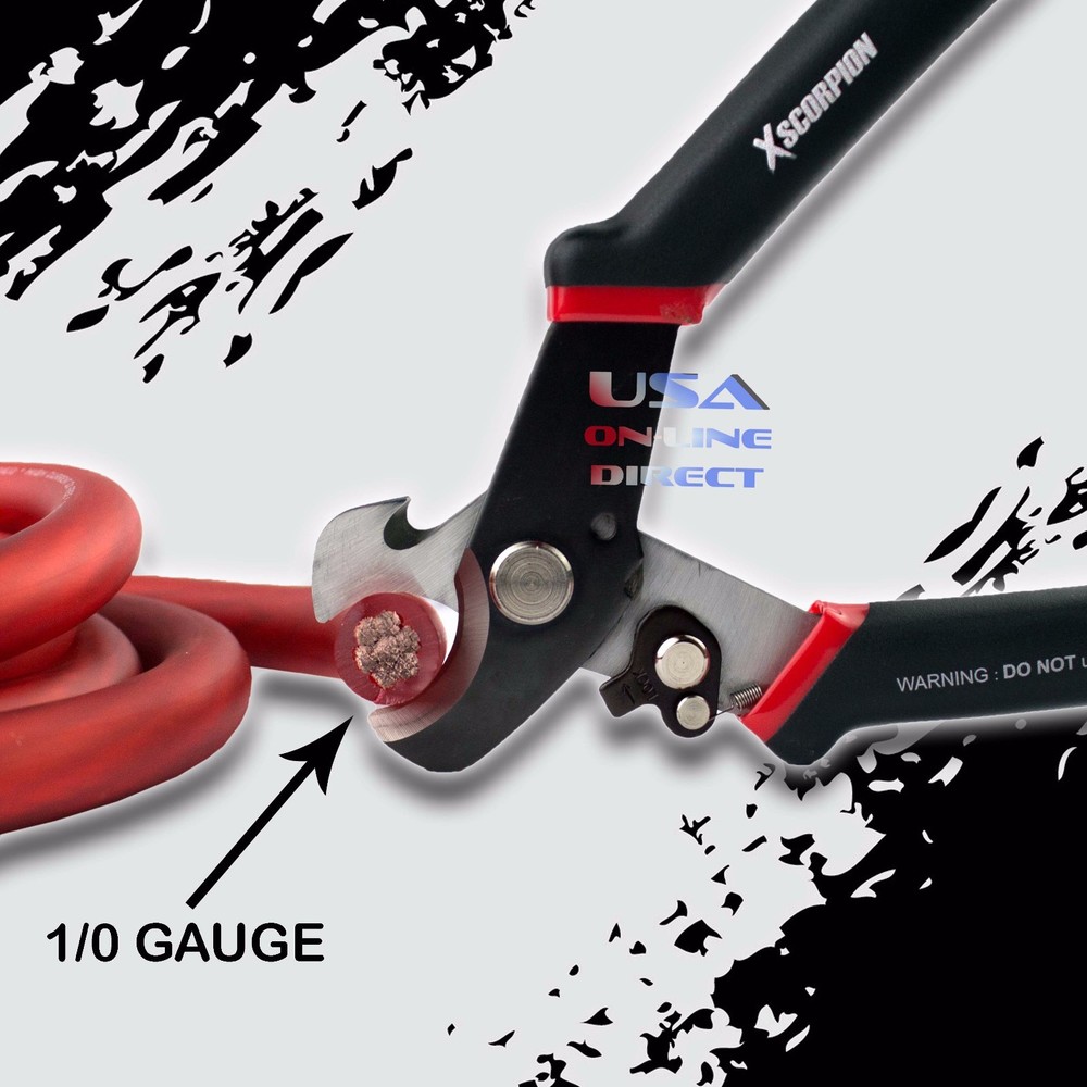 Heavy Duty Home Car Marine Electrical Wire Cable Cutter Stripper Razor Sharp US