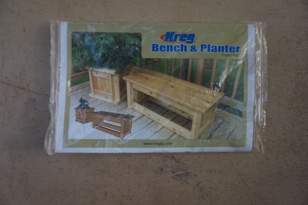 Kreg Bench & Planter Project Plans!!