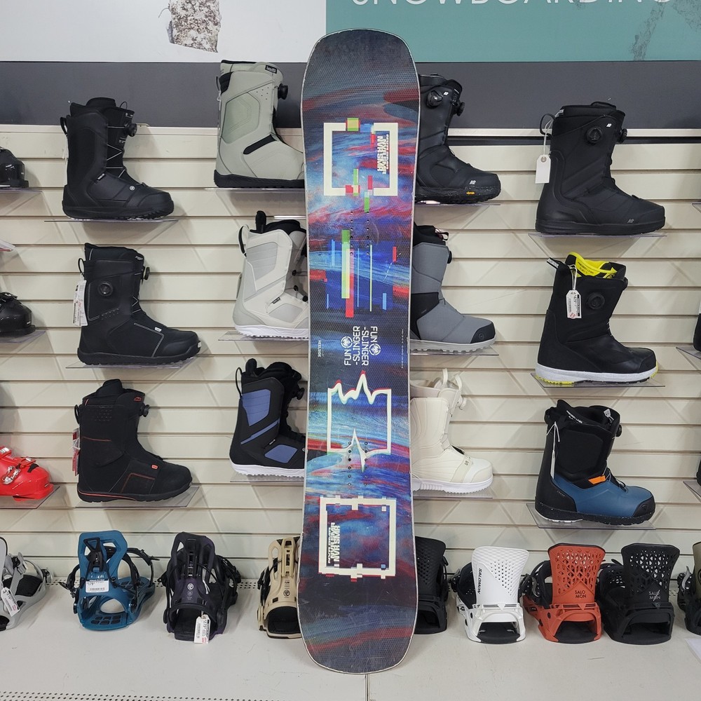 Never Summer Funslinger 156CM - Good Condition Ready to Ride Chips On Top Sheet