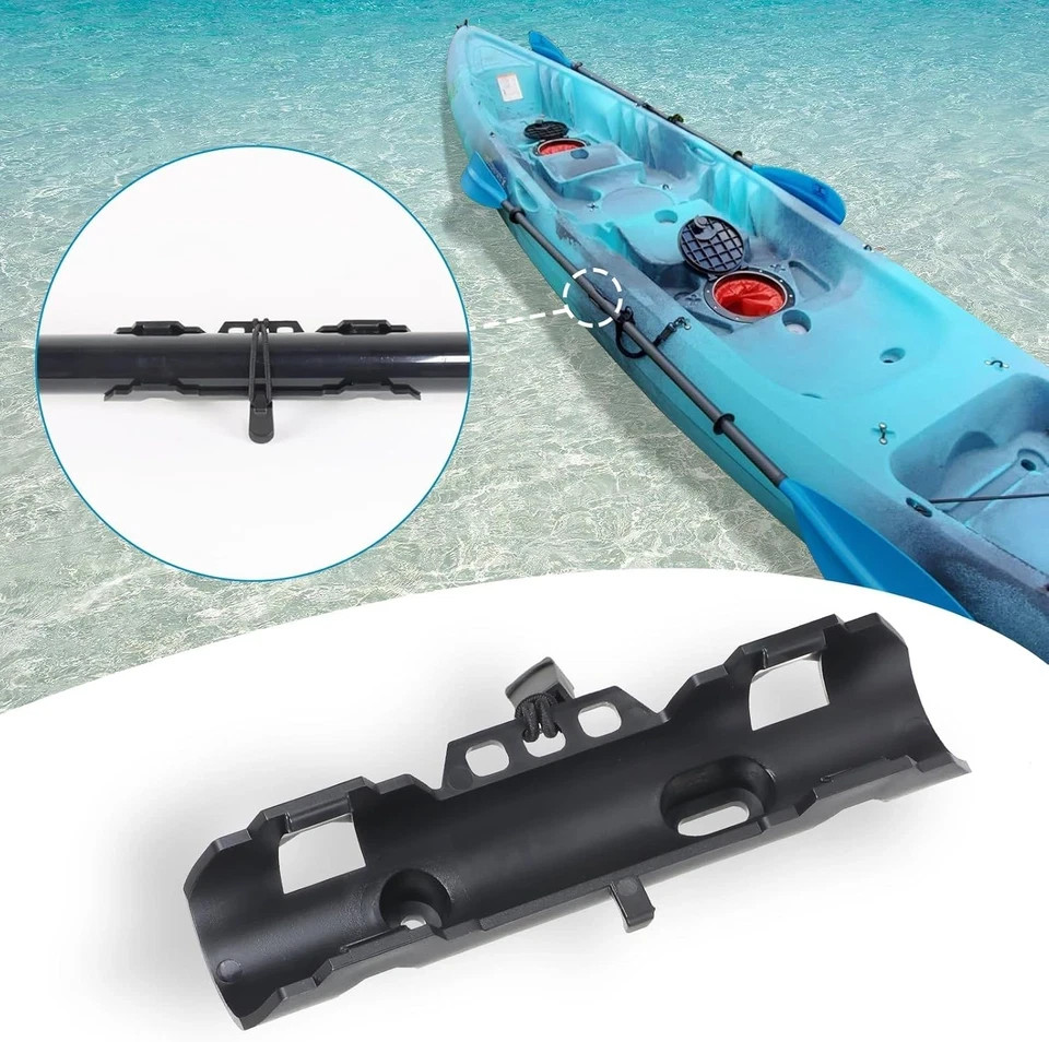 Kayak Paddle Holder with 2-Point Locking System for Standard Paddles