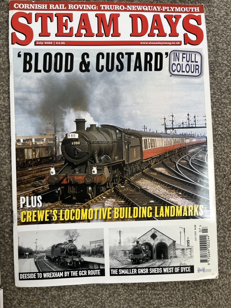 Steam Days Magazine, 2022, 7x Misc Issues,