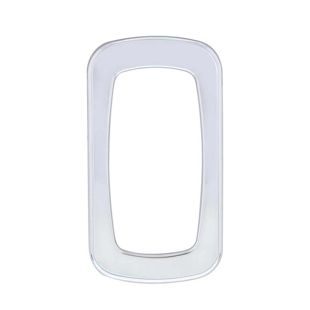 Chrome Plastic Rocker Switch Trim for Mack Trucks - Set of 2