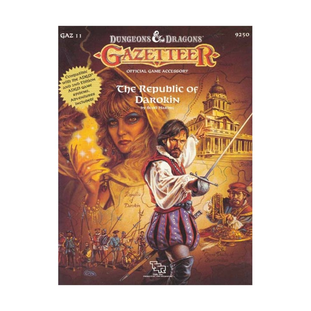 TSR Basic D&D Republic of Darokin VG+