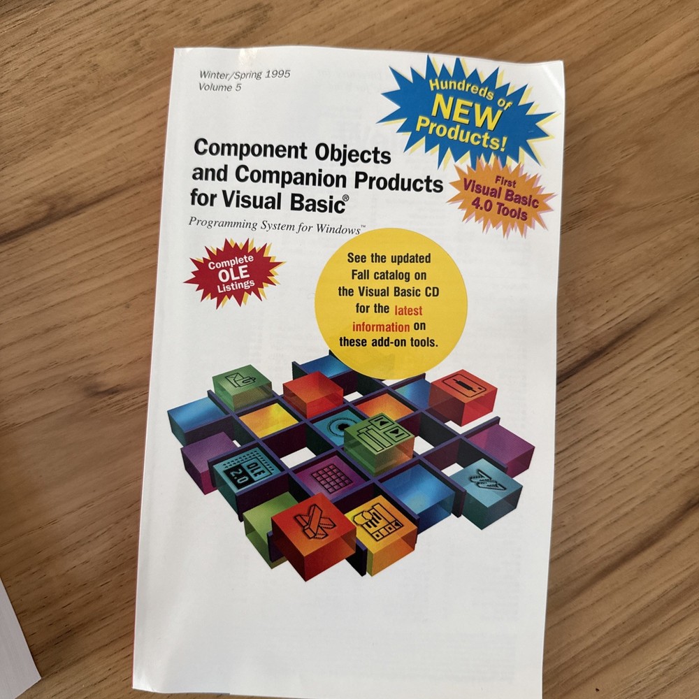 Microsoft Visual Basic Professional Edition Version 4.0 Windows 95 NT Books Only