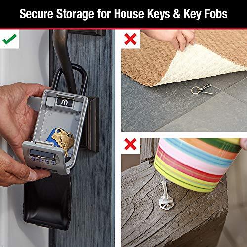 Master Lock 5424D Key Storage Lock Box with Light Up Dials Set Your Own Code