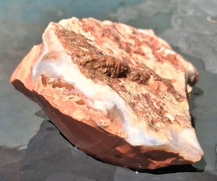 Jasper Red Banded Lapidary Potential