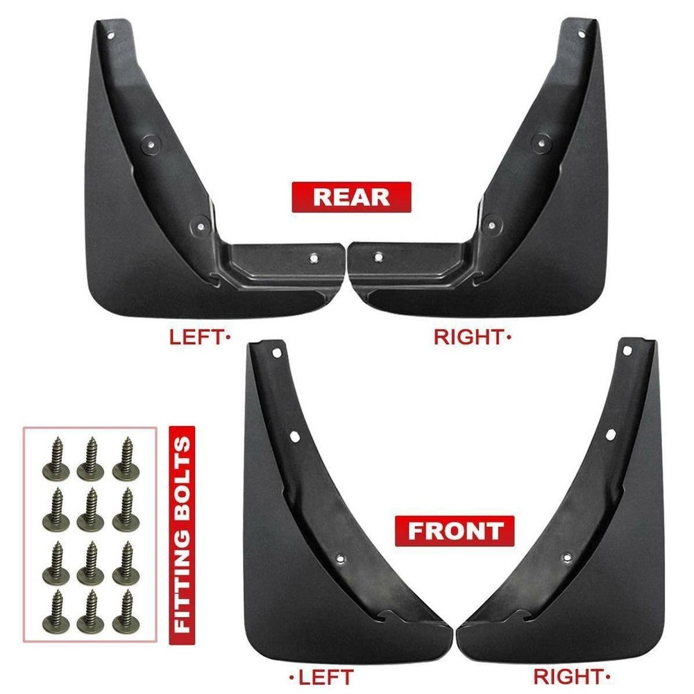 Splash Guards Set for Challenger 2015-2020 Front Rear 82214142