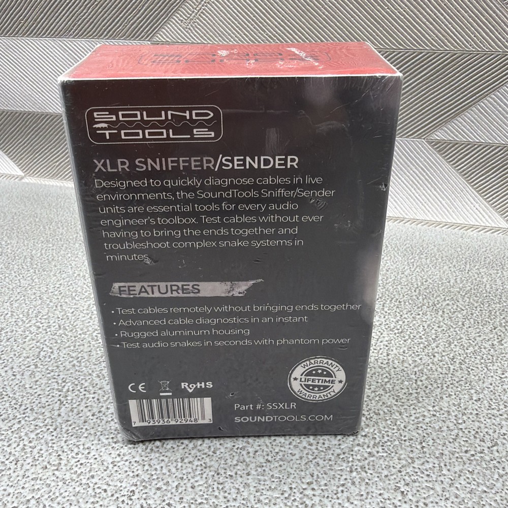 SOUND TOOLS XLR Sniffer/Sender Remote End XLR Cable Tester