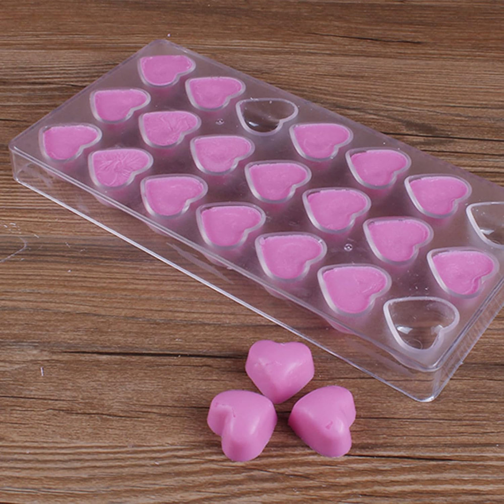 4 Pack 87 Grids Polycarbonate Chocolate Mold, Candy Making Mold, DIY Mold Cookie