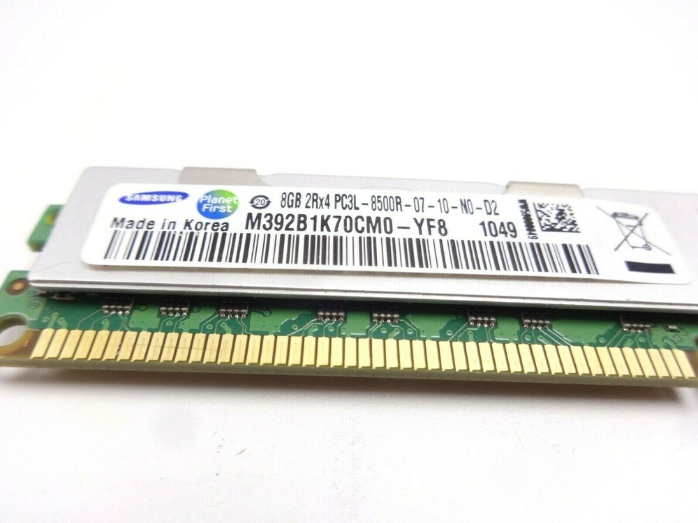 IBM 46C0581 8GB PC3L 8500 2Rx4 VLP Server Memory Dimm