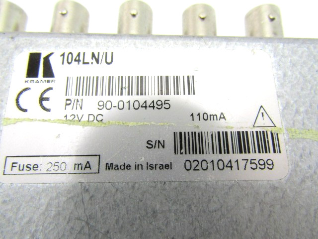 Kramer 104LN 1:4 Differential Video Line Amplifier