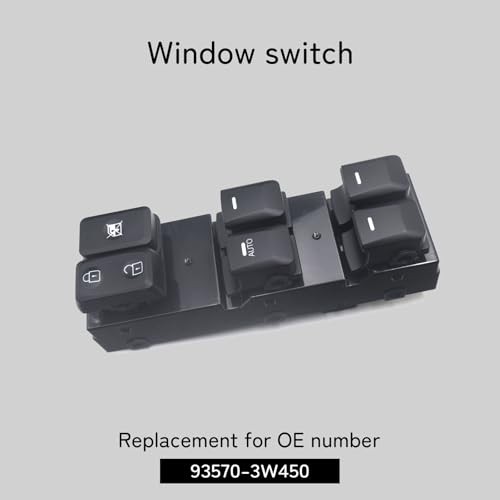 KAWS002 Power Window Switch Master Driver Side Front Left Auto 93570-3W450