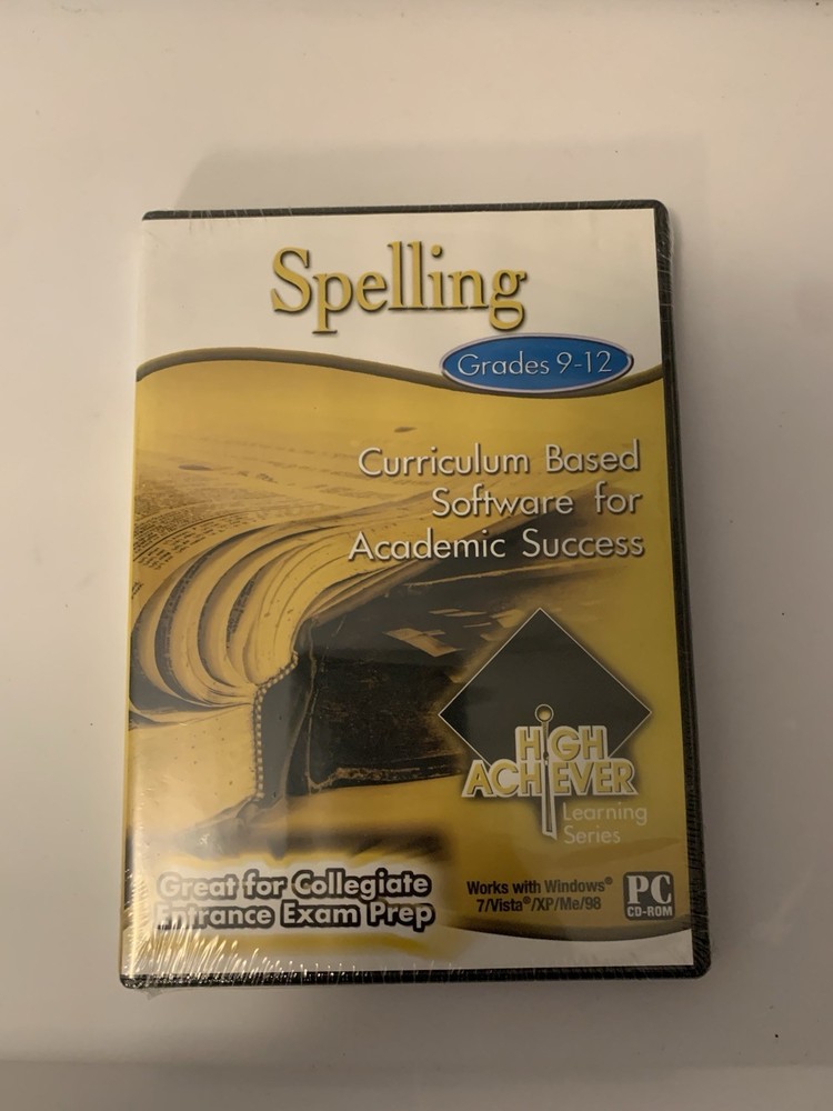 New Pc Treasures High Achiever Spelling Sealed