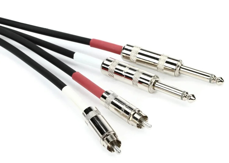 Pro Co DKQR-10 Dual RCA - RCA Cable - 10'