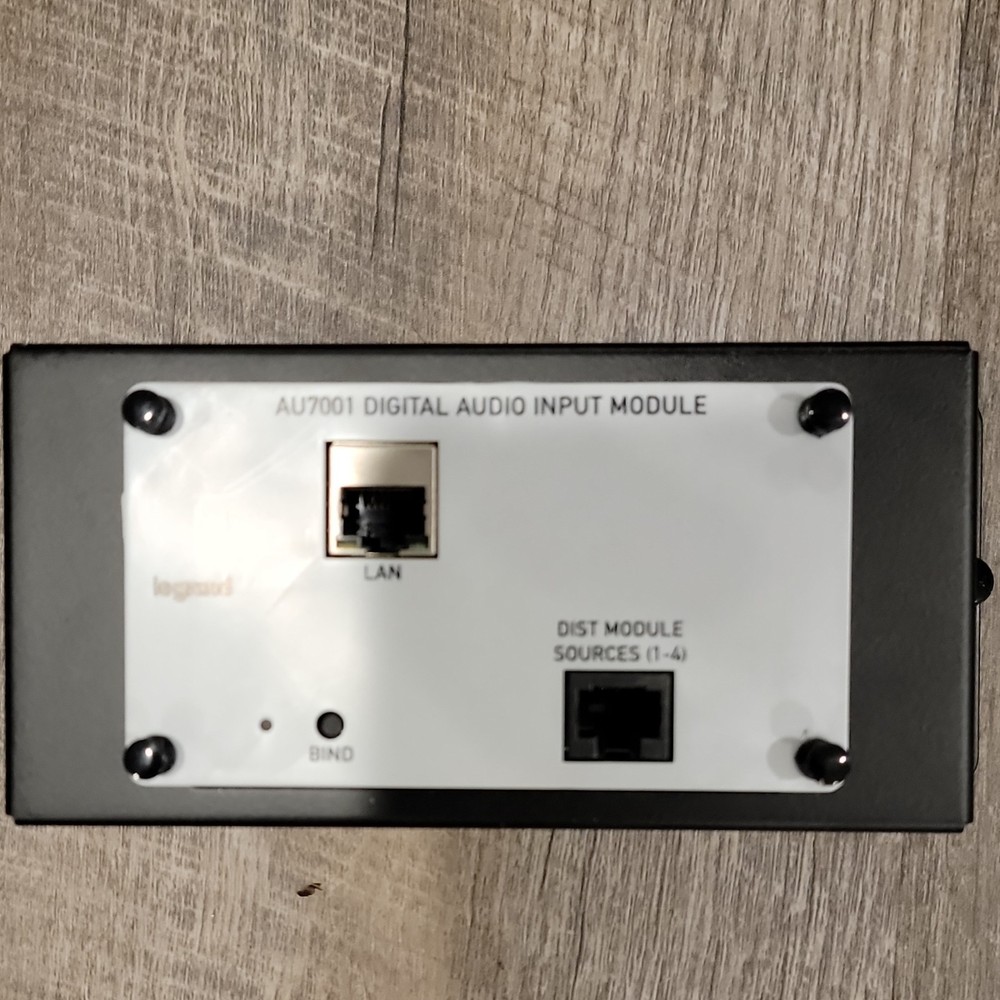 Legrand On-Q AU7001 Digital Audio Input Module, LAN, Black/White