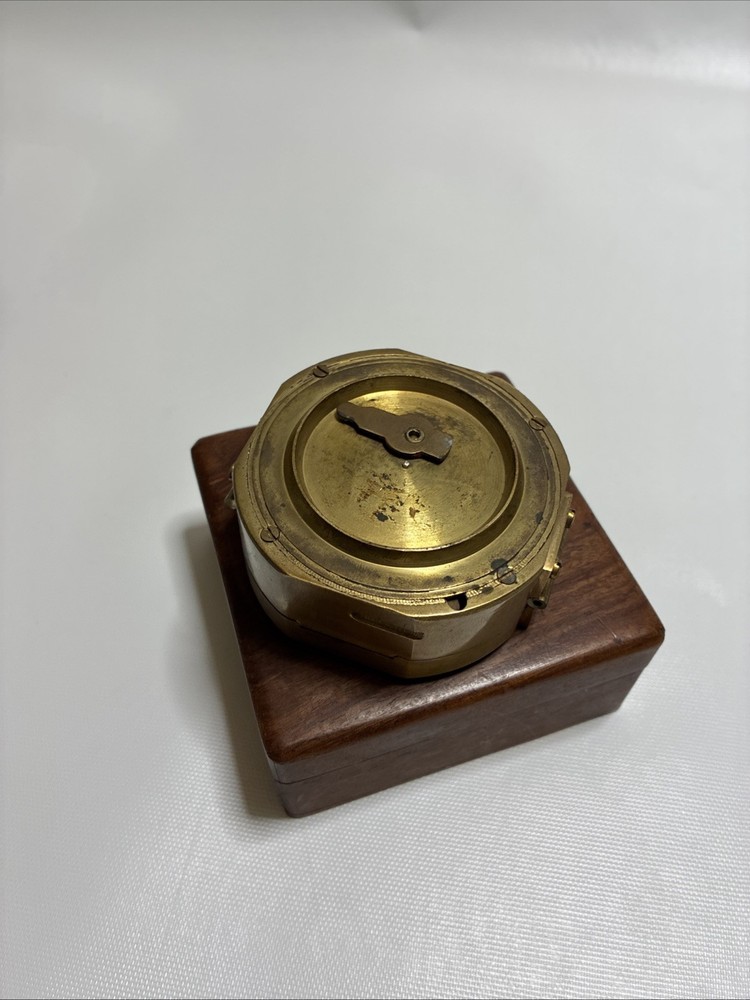 MVintage Natural Sine Brass Nautical Compass