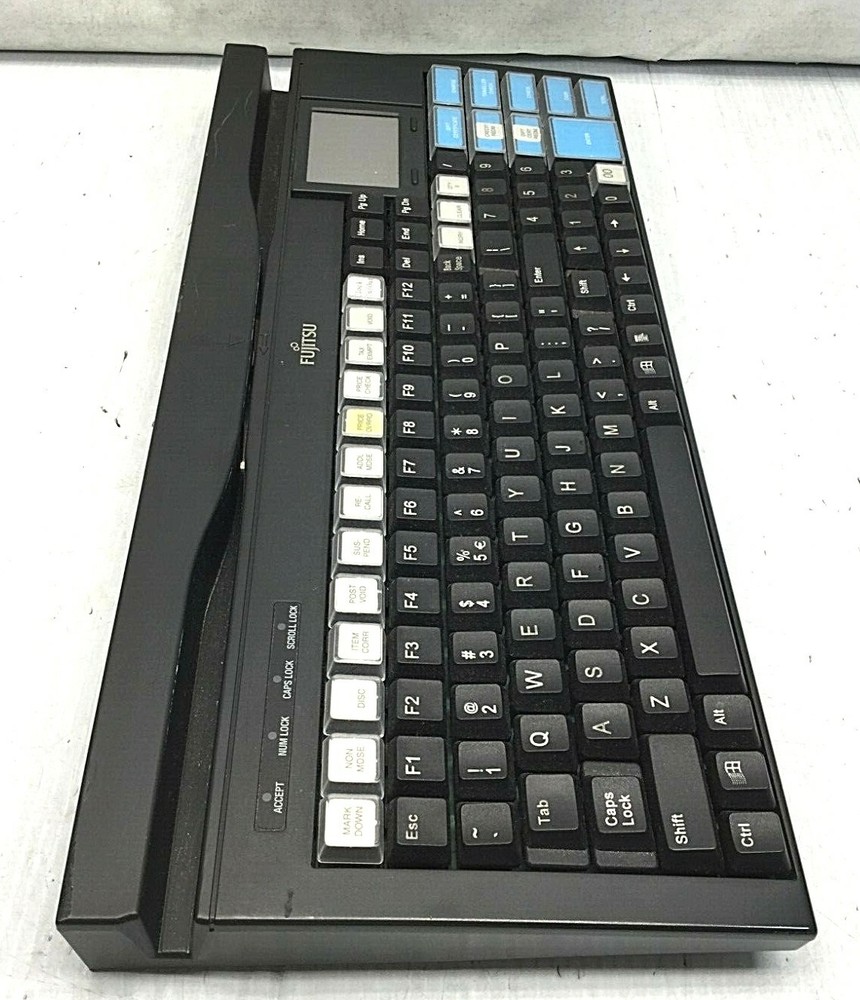 FUJITSU 90001493 MAGNETIC STRIP READER KEYBOARD