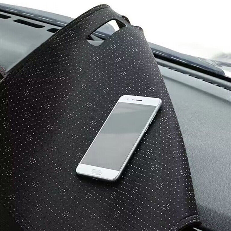 RHD Black Leather Dashboard Cover Dash Protector Pad Mat For Mazda 3 2010-2013