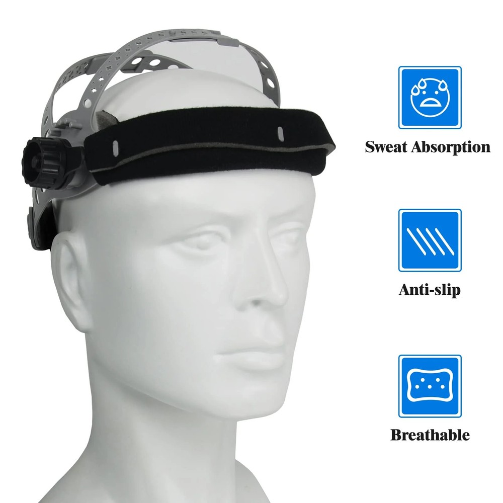 TRQWH Adjustable Welding Headgear Replacement with Sweatband