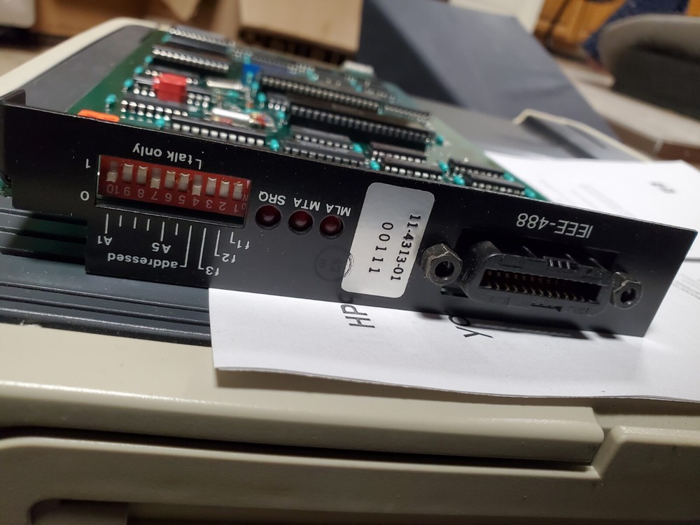 Gould IEEE-488 Interface Pcb Board module card MLA MTA SRQ 11-4313-01 696830