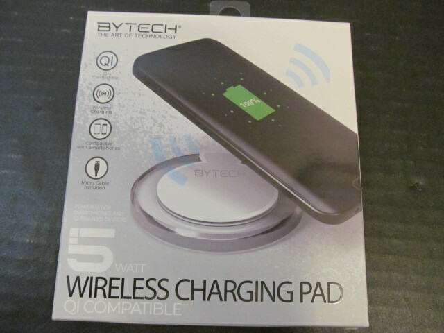 Bytech 5 Watt Wireless Charging Pad, QI Compatible