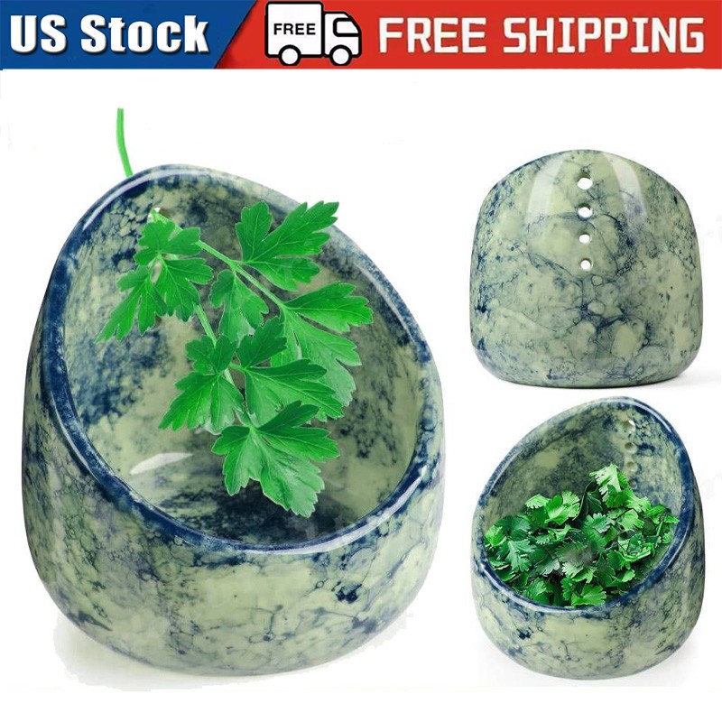 Pottery Herb Stripper Bow, Small Pottery Herb Stripper Ceramic Bowl