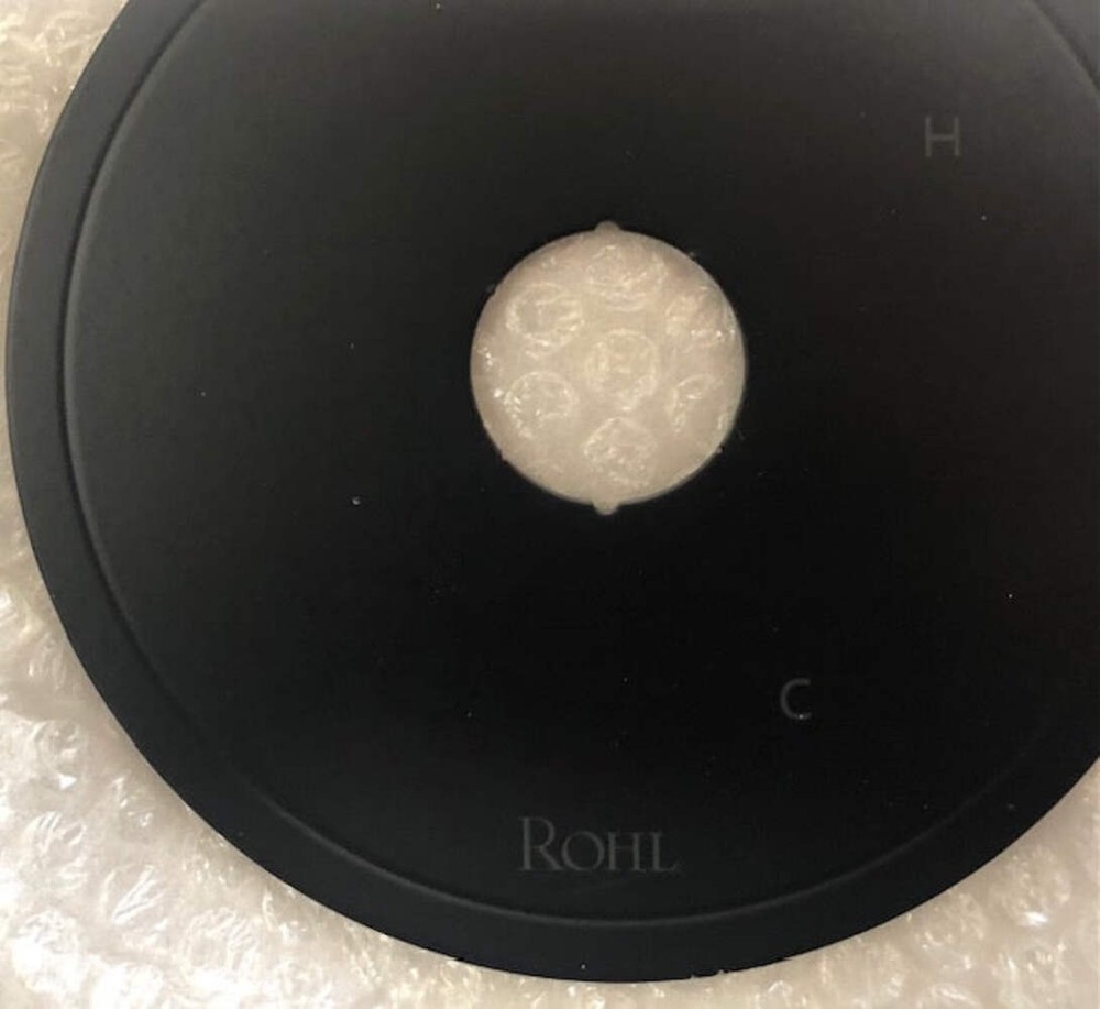 ROHL 189084MB ROUND FACEPLATE ESCUTCHEON ONLY WITH MODERN ETCHING