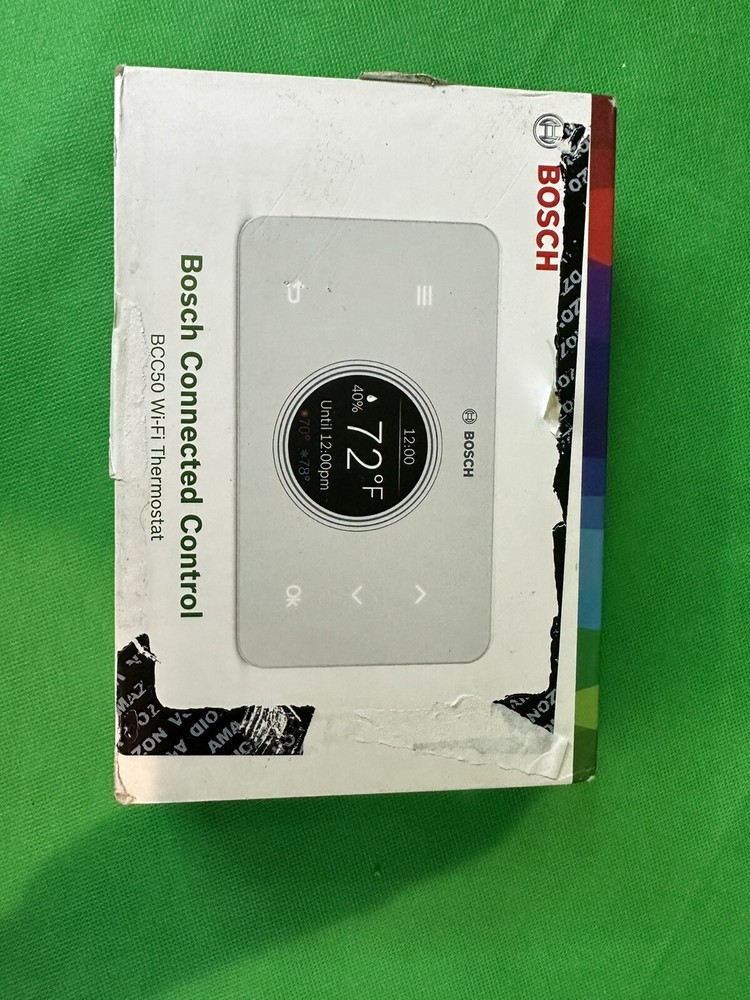 Bosch Connected Control BCC50 Wi-Fi Thermostat Open