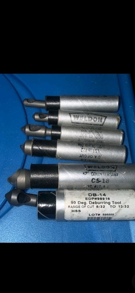 Weldon Machining Lot (25 Pieces)