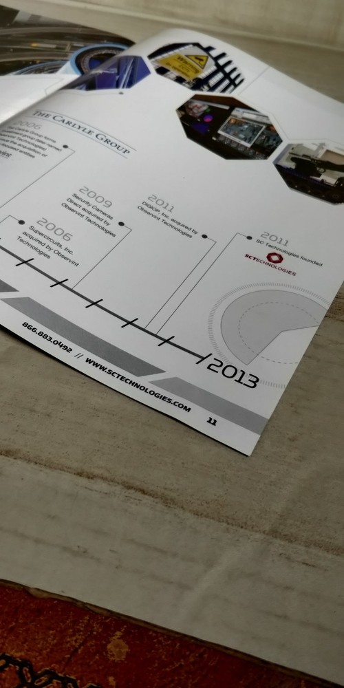 2012 SC Technologies (observint technologies) Catalog / Company Brochure C3